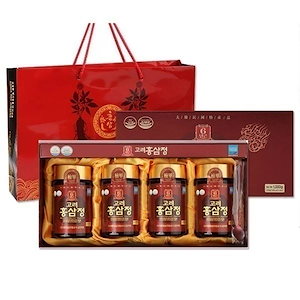 6年根 紅参ジョンゴールド, 240g, 4個