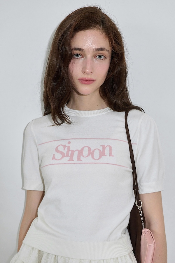Qoo10 シヌーン Sinoon Half Knit ロゴ