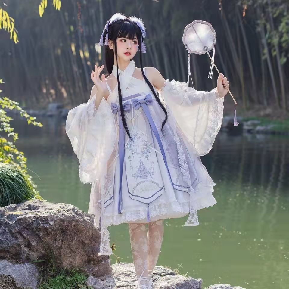 中華風甘い仙女 ロリータワンピースフルセット 8,879円