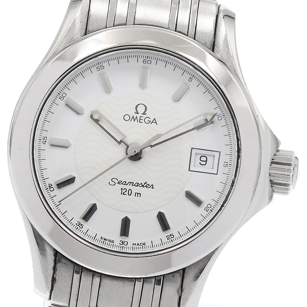 オメガ OMEGA 2581.21 シーマスター120 デイト クォーツ レディース _935759【中古】