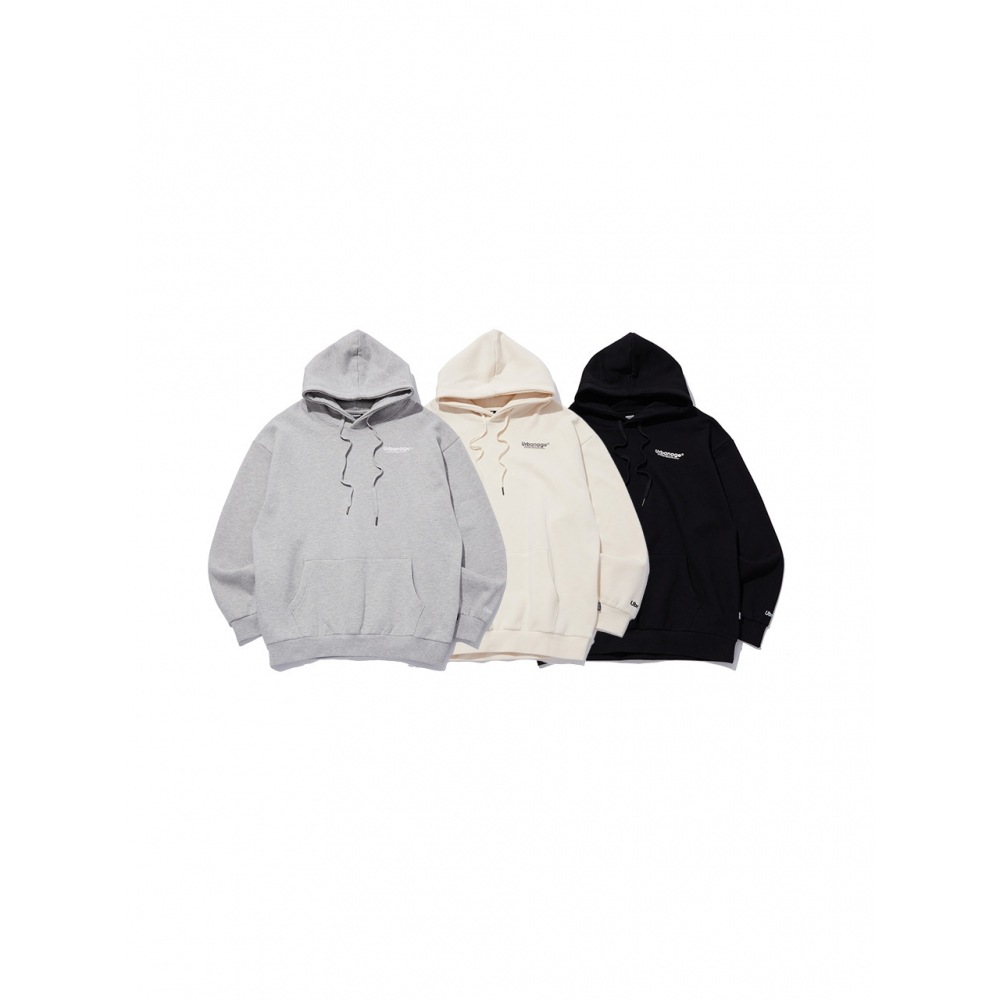 URBANAGE センサーティブオーバー起毛フーディー (3 Colors)