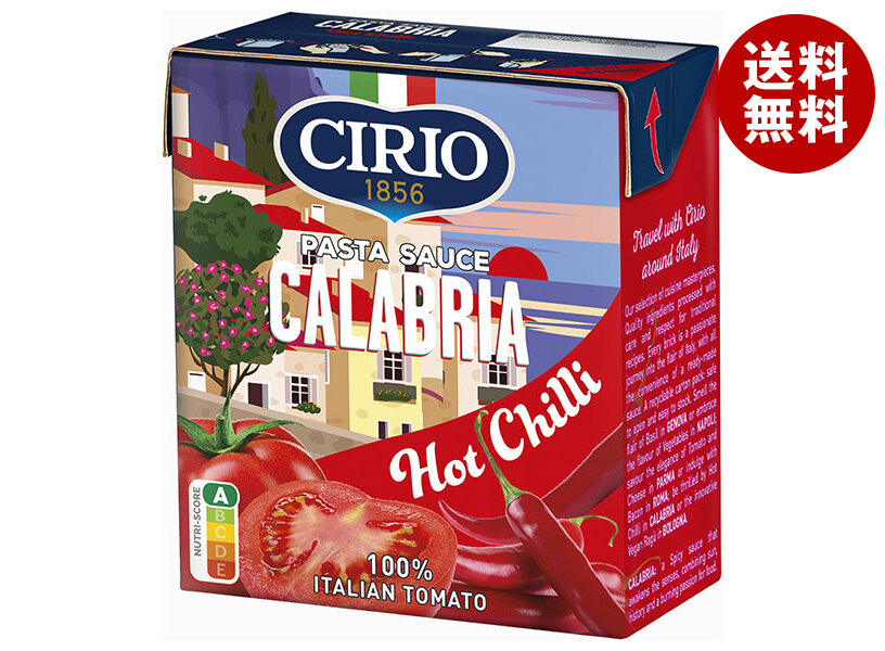 モンテ物産 チリオ パスタソース カラブリア トマト&唐辛子 340g紙パック＊12個入＊(2ケース)