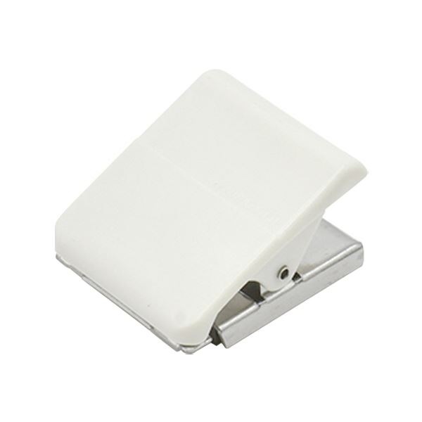 （まとめ）マグエックス マグネットハイブリッドクリップ M W39×D25×H43mm 白 MHC-150-W 1個 (×30セット)