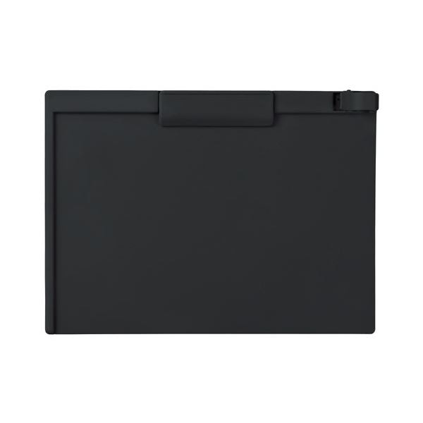 （まとめ）セキセイ クリップボード A4ヨコ ブラック SSS-3057P-BK 1セット（10枚） (×3セット)バインダー