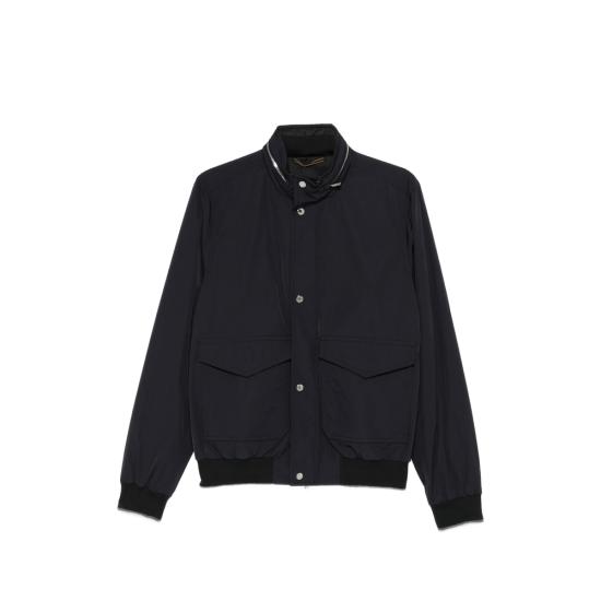 MOORER Men Bomber Jackets O100273 TANNER AT DKBLU BLUE