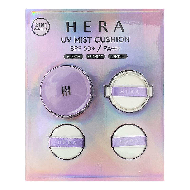 UVミストクッション 本品15g+詰め替え15g+パフ2個/21N1 VANILLA/23N1 BEIGE/リニューアルNEW 第4世代