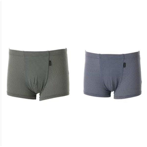 ナイロンスパン　小幾何学模様捺染ドロワーズ　色別2枚入りSET(VMPQ721TSET)