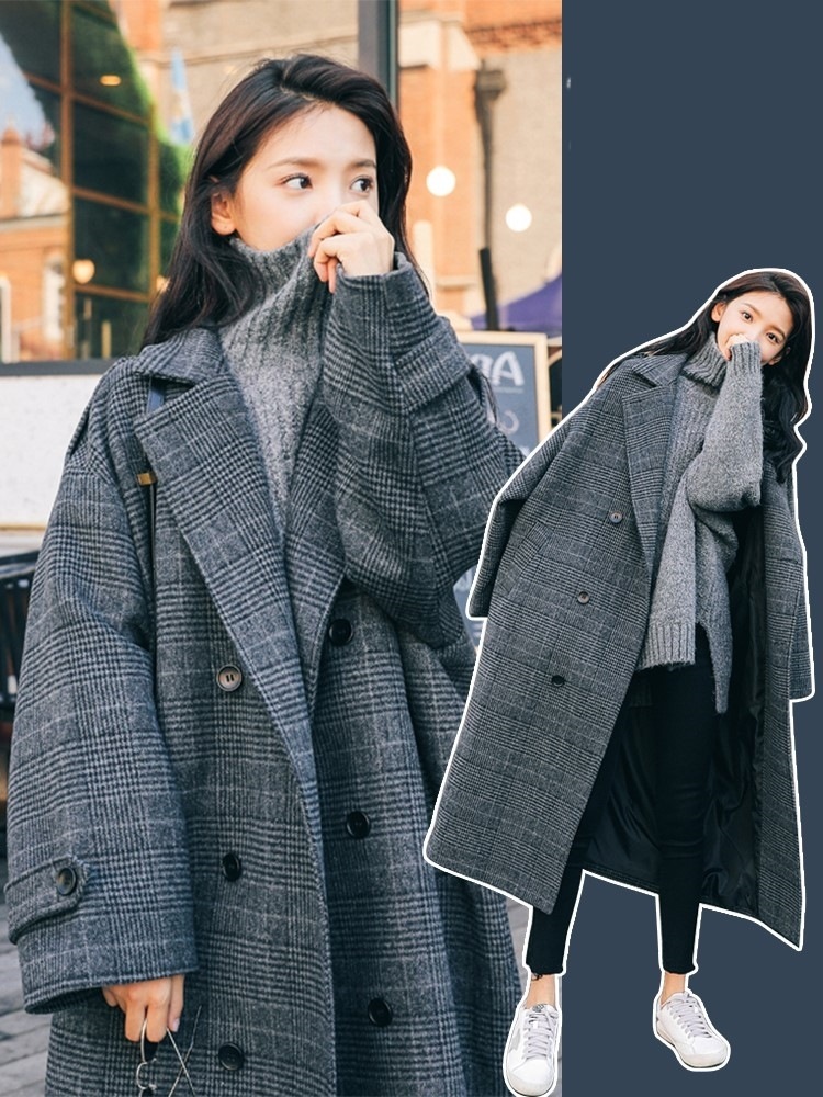 ジャケット コート アウター チェスターコート チェック 格子柄 グレンチェック ロング 長袖 ポケット 前開き シンプル カジュアル おしゃれ アジアン フォーマル 秋 冬 レディース 通勤 デート 6,777円