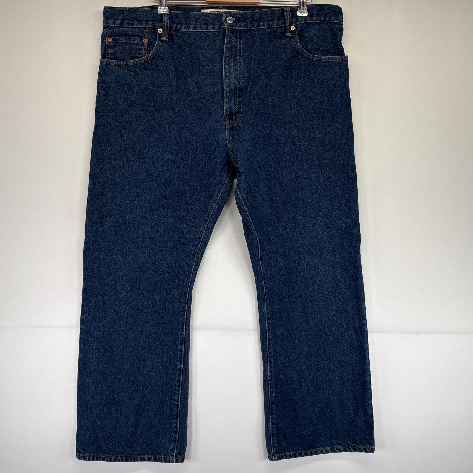 古着 デニムパンツ 517 ブーツカット ジーンズ ジーパン 大きいサイズ 5ポケット w42 L30 ブルー メンズ