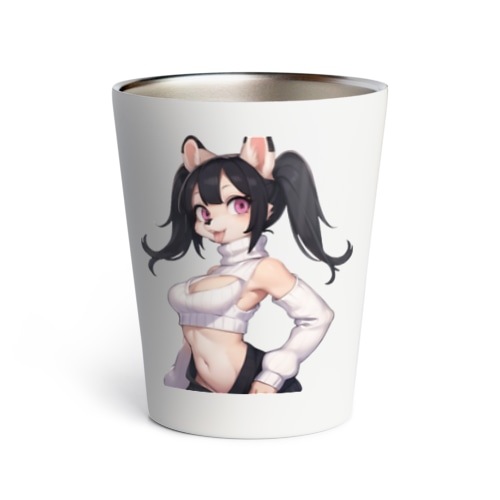 【文字入れ可能受注生産】タスマニアデビルの女の子　キャサリン サーモタンブラー