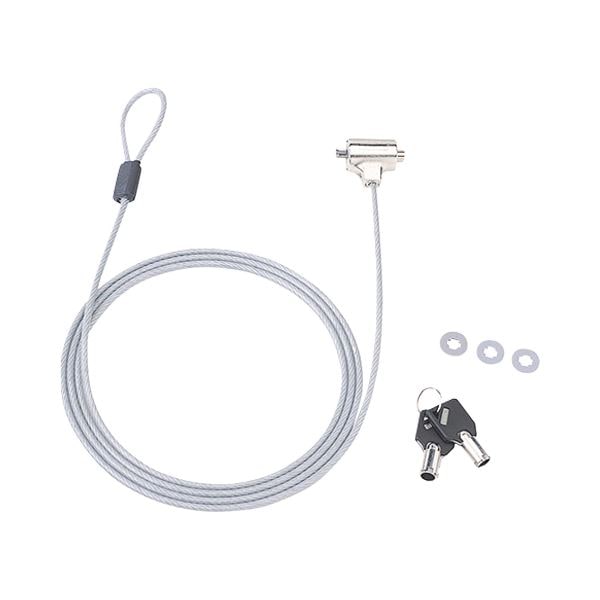 （まとめ）サンワサプライ eセキュリティ(SL-31 鍵No.ランダム) SLE-6S 1パック(×2セット)