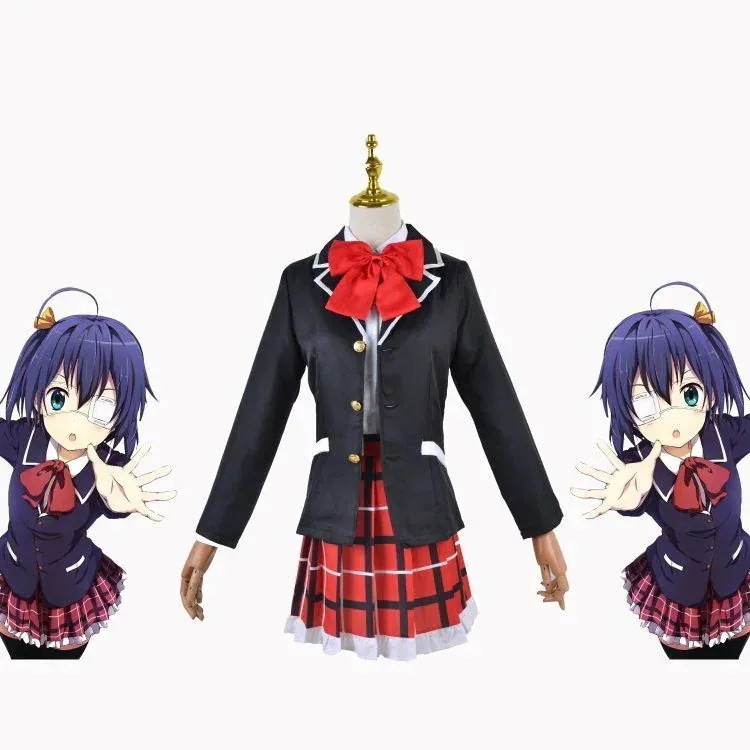 中二病でも恋がしたい 小鳥遊六花制服７点セット コスプレ衣装 仮装 コミケ コスチューム アニメ期間限定30％