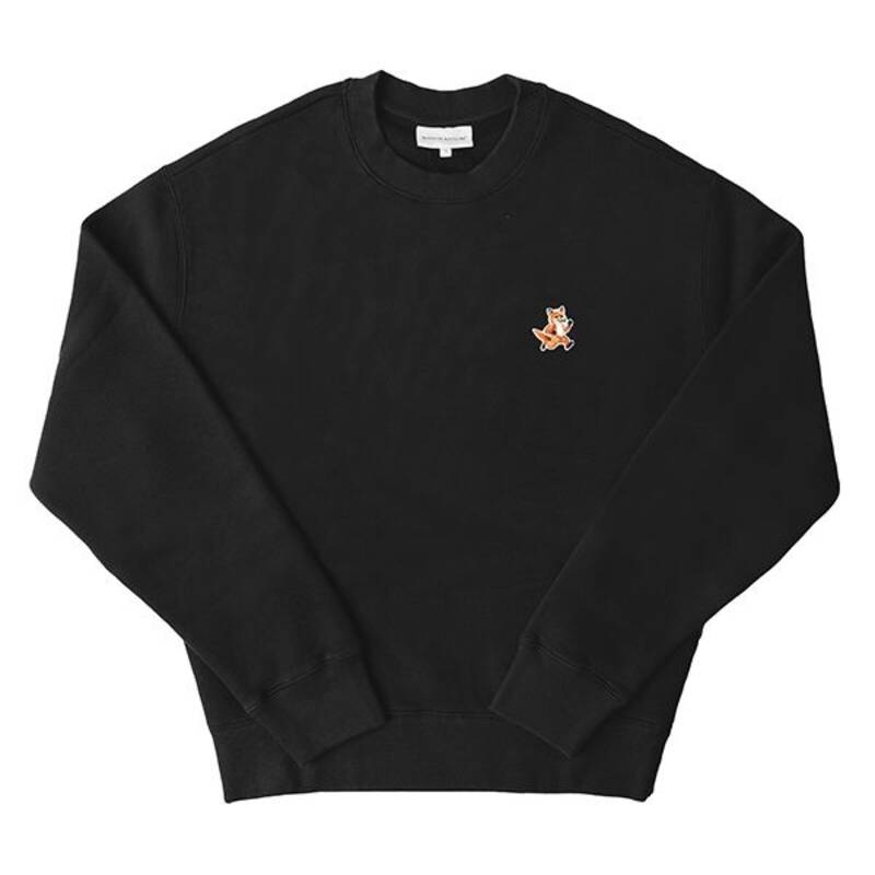 メゾン・キツネ MM00313KM0307 P199 2024年春夏 スピーディ・フォックス・パッチ メンズTシャツ