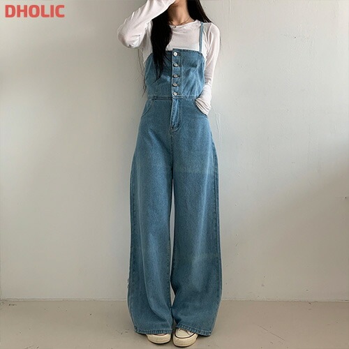 [メガ割りSALE]ボタンフライバックレースアップオールインワン