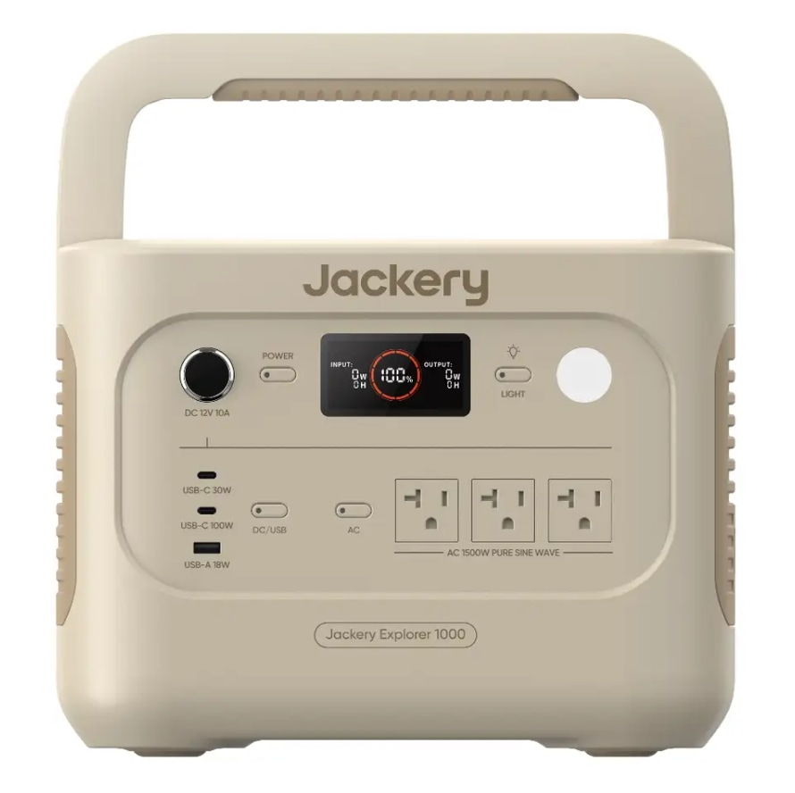Jackery ジャクリ ポータブル電源 1000 New サンドゴールド JE-1000D-SG