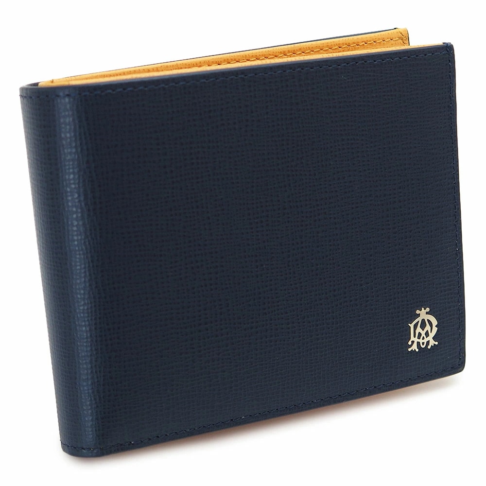 折財布 メンズ ベルグレイヴ 二つ折り財布 コンパクト財布 レザー バイカラー ネイビー＋イエロー DUL2T732N 22,875円