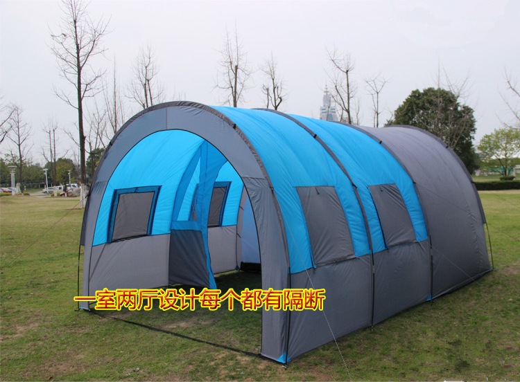 11 屋外の大きなテントキャンプキャンプキャンプ1つのベッドルーム2つのリビングルームテントテント [テント重量]：10kg