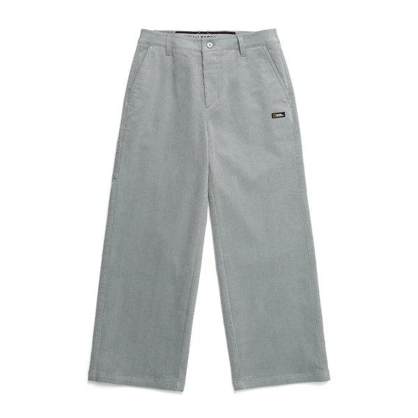 N234WPT010 女性コーデュロイワイドパンツ G MINT