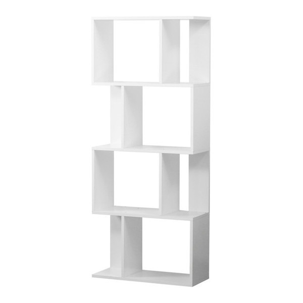 岩附 IW-1405 WH ジグザグラック 4段 ホワイト メーカー直送 6,486円