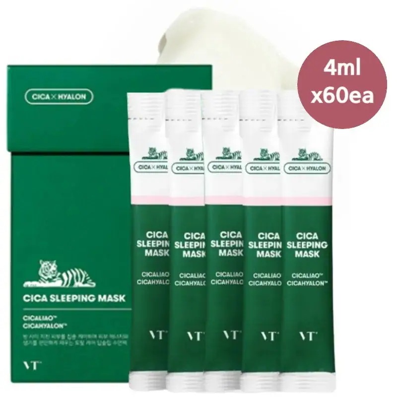 シカ スリーピング マスク,4mlX60枚/肌鎮静/敏感肌/高保湿ケア/韓国コスメ