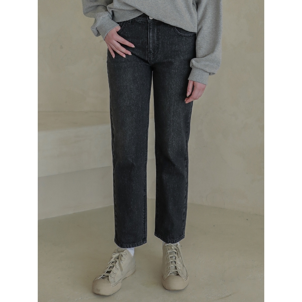 LOSSYROW ロッシーボーイフィット デニムパンツ グレー