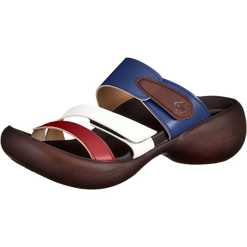 スリーストラップサンダル(トリコロール) カジュアルサンダル (cjeg5224a-fra)