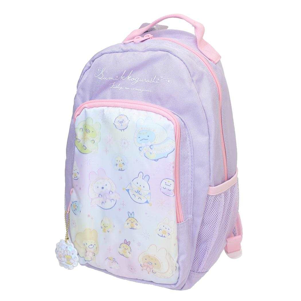 すみっコぐらし キッズリュック デイパック Ｍ ラベンダー うさぎ柄 新入学 サンエックス