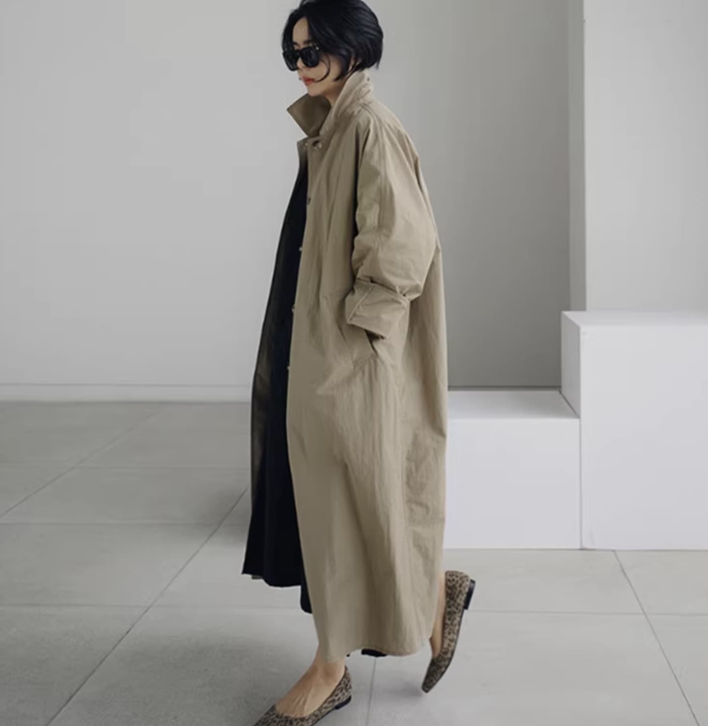 アウター コート 上着 ロングコート ロング ロング丈 袖あり 長袖 襟付き ワイド ポケット 前開き ポリエステル かわいい きれいめ シンプル カジュアル 大人 上品 おしゃれ お洒落 かっこいい