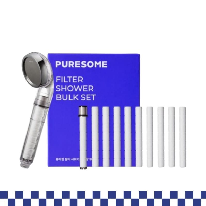 ピュアサムシャワーヘッド＆純正フィルター（10個）ストールセット 7,379円