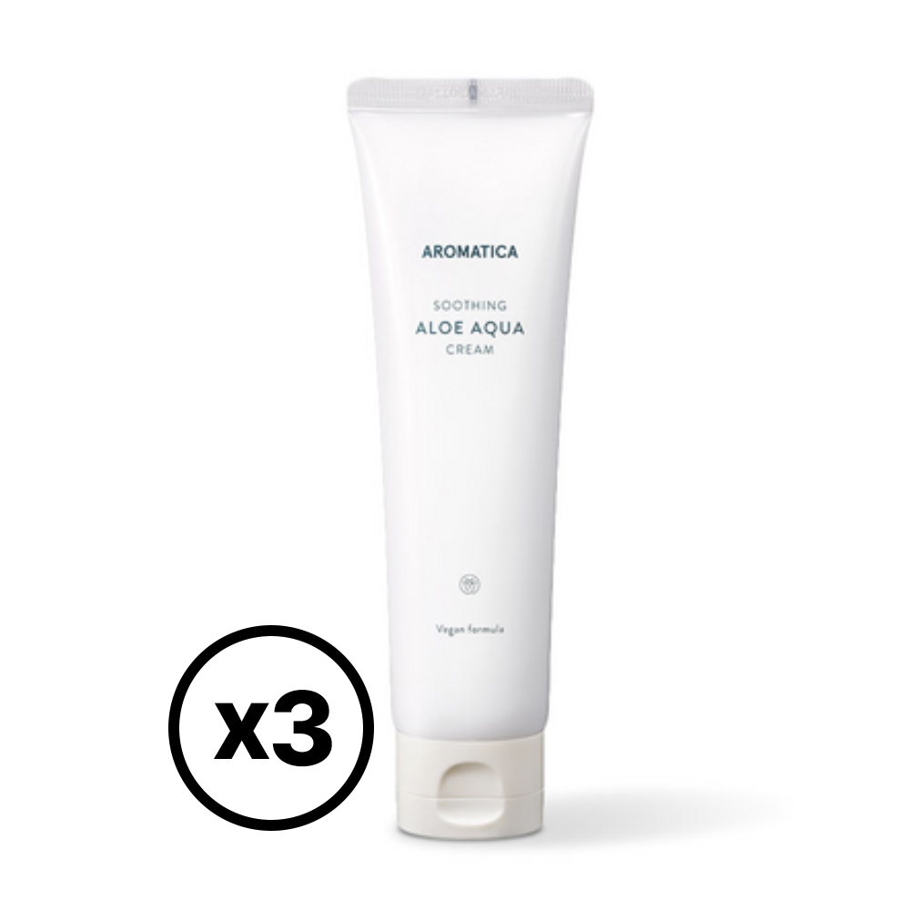 スージング アロエ アクアクリーム 150g 3個