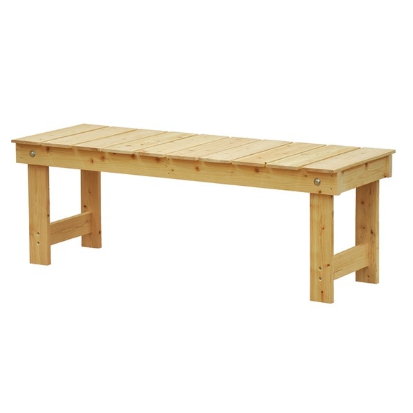 ひのき縁台/ベンチ椅子 [約幅113.5cm] 木製 日本製 ナチュラル