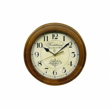 さんてる SKP電波 日本製 レトロ電波時計（アンティーク電波掛け時計）アンティークブラウン DQL711