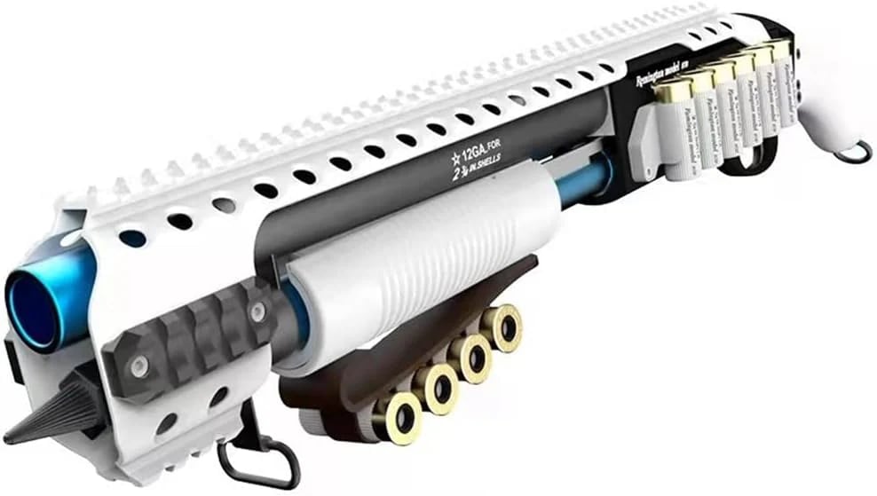 ショットガン風おもちゃ銃 M870 M870P ショットガン 排莢式 排莢を再現 連続 半自動 シェル用 スポンジ弾 ミニスポンジ弾 二種類 発射 排莢 トイガン スポンジ弾発射 安全 14歳以上向け