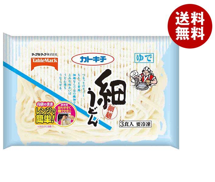 冷凍商品 テーブルマーク 細うどん 3食入＊12袋入