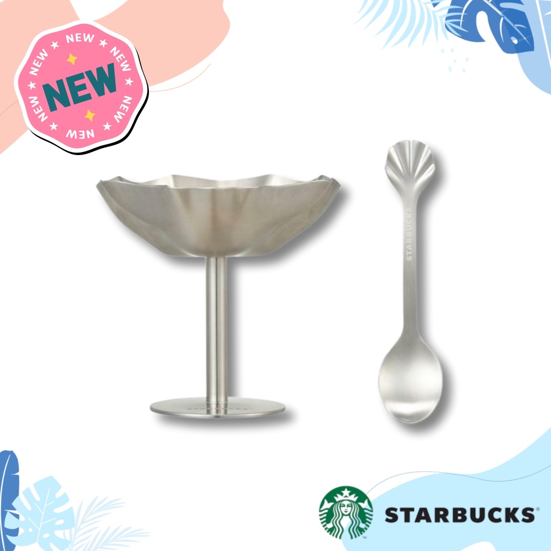 【季節限定/5月22日発売】 SS サマーブリーズ デザートボウルセット（ボウル1個＋スプーン1個）/ 韓国限定MD / 夏用デザート器