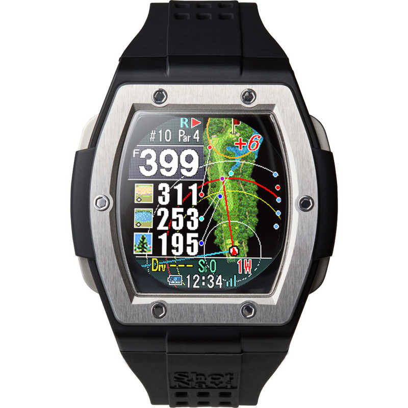 ショットナビ ShotNavi ショットナビ 腕時計型距離計測器 Crest SV シルバー シルバー CrestSV CRESTSV