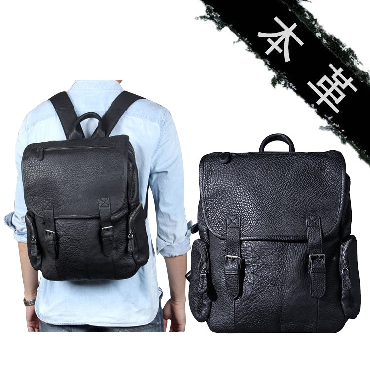 リュック メンズ 大容量 おしゃれ 本革 ビジネス リュックサック ビジネスリュック 大人 ブラック 黒 鞄 人気 通勤 通学 ブランド 父の日 誕生日 記念日 ギフト プレゼント