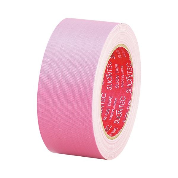 （まとめ） スリオンテック 布粘着テープ No.3390 50mm25m ピンク No.3390-50PK 1巻 30セット