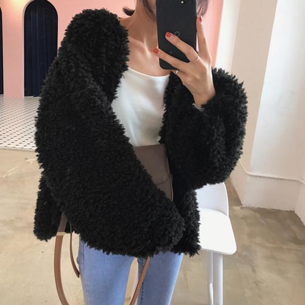 ボアジャケット レディース 長袖 ブルゾン 秋冬 141989