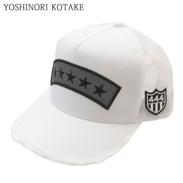 ヨシノリコタケ YOSHINORI KOTAKE STAR WAPPEN LAME MESH CAP メッシュ エンブレム ゴルフキャップ スポーツ 251-001706-010