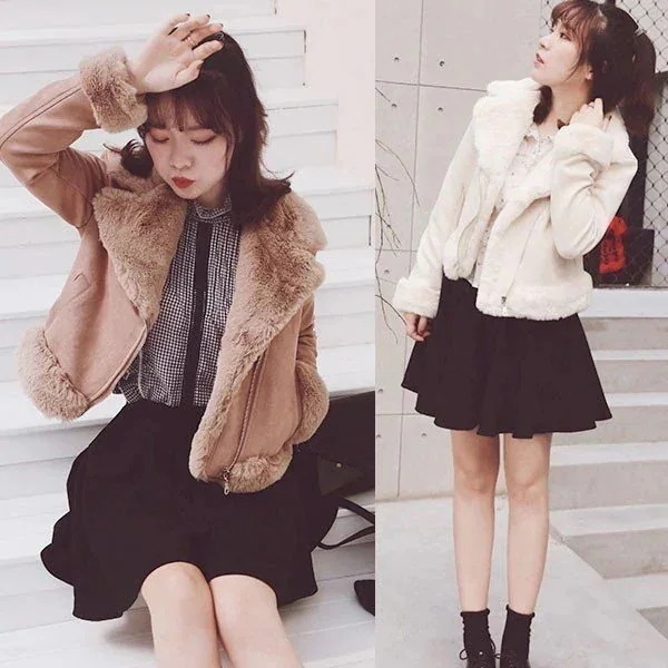 【新作登場】レディース毛皮コート フェイクファーライダースジャケット モッズコート レディース アウター ウール レディース アウター レディース コート-Q250419-1922