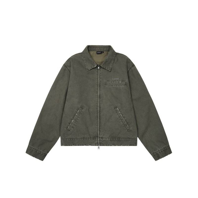アカム AAKAM Walt Damaged コットンジャケット カーキ 549888