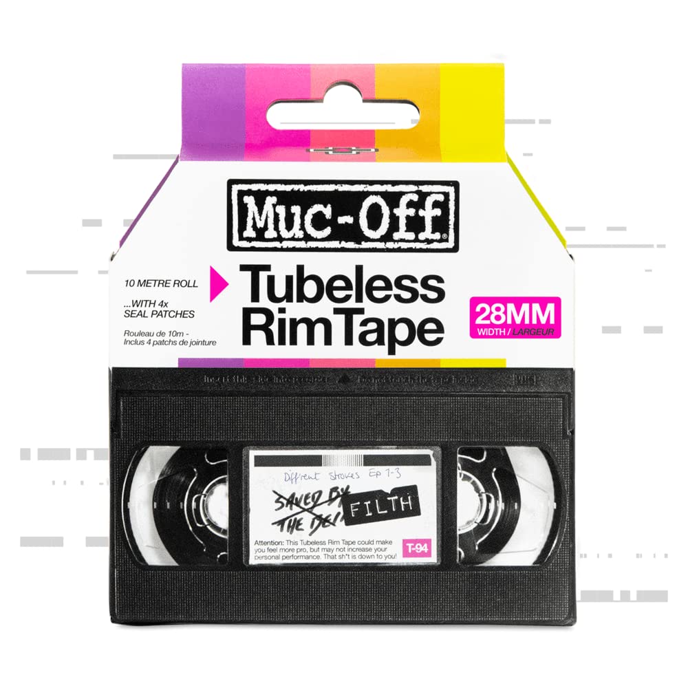 Muc-Off(マックオフ) 自転車用 リムテープ 10M ロール 21mm 独自の高性能素材でしっかり粘着 【日本正規品】 ピンク