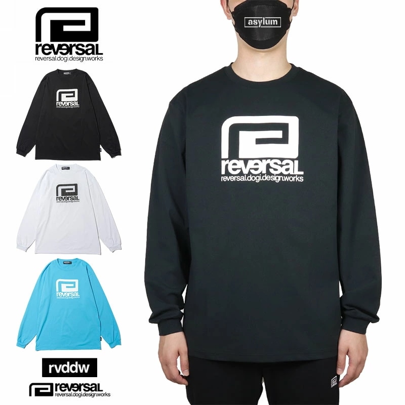 ロンT Tシャツ 長袖 ドライ rvddw メンズ レディース ブランド 大きめ 人気 黒 白