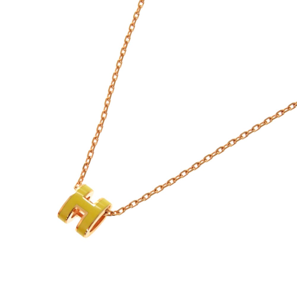 新品同様 ミニポップアッシュH ネックレス メタル/メタル イエロー 1027【中古】 レディース
