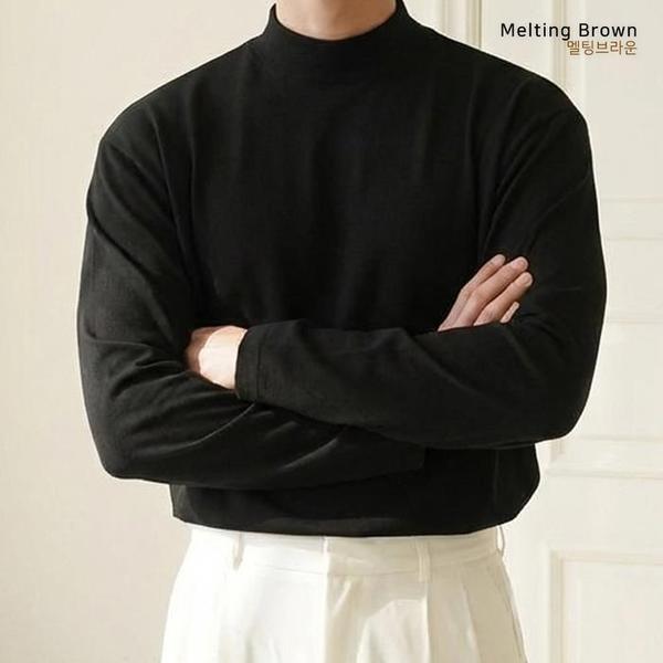 メンズハーフポーラーハーフネック半襟ポラティ KU96