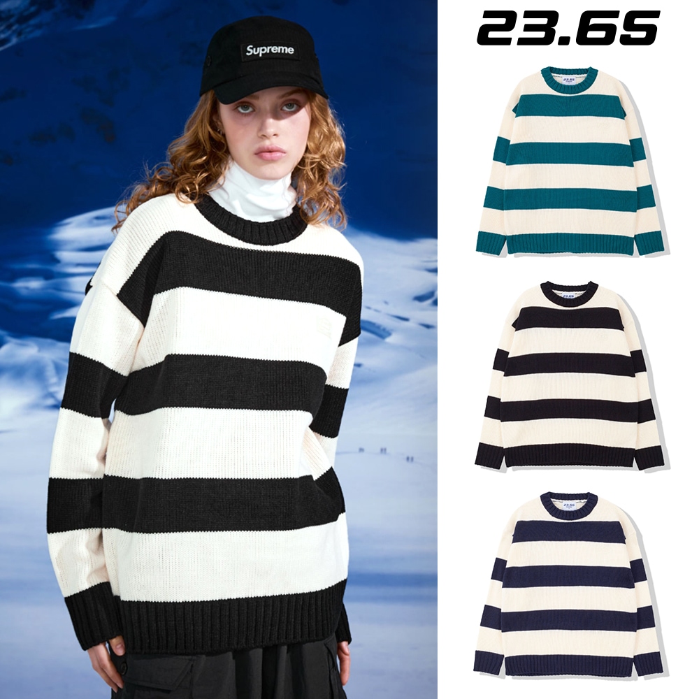 [23.65] STRIPE KNIT