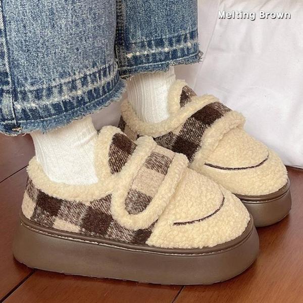 女性用ファーシューズ 冬用スニーカー SS76