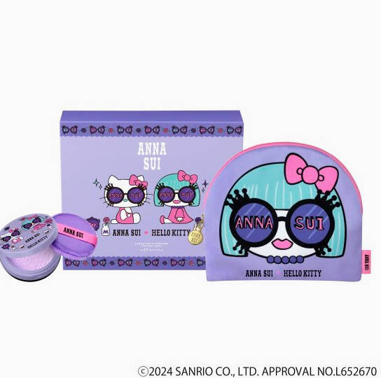 【限定数量】ハローキティ ルースフェイス パウダーコンパクト 企画セット