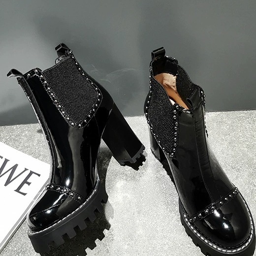 レディース 靴 くつ クツ ブーツ レディースブーツ ヒール ハイヒール 太ヒール 9cmヒール 歩きやすい 履きやすい 疲れにくい 美脚 脚長 かわいい 大人可愛い きれいめ シンプル カジュアル